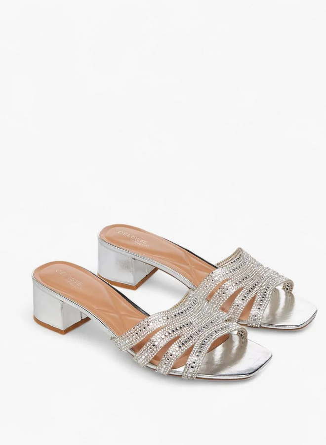 سيليست صنادل بكعب عريض للنساء تشكيلة رمضان